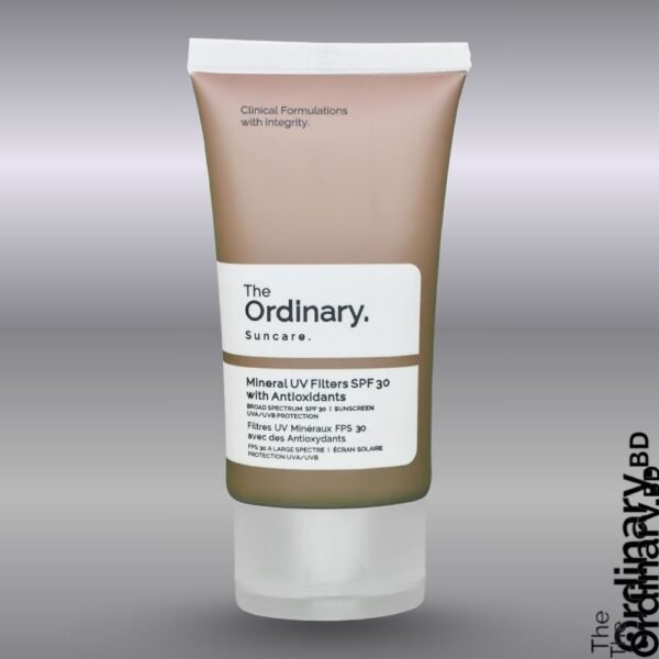 Mineral UV Filters SPF 30 with Antioxidants Sunscreen