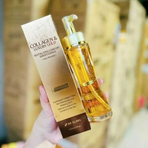3W Clinic Collagen & Luxury Gold Revitalizing Comfort Gold Essence 150ml