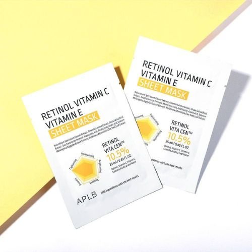 APLB Retinol Vitamin C Vitamin E Sheet Mask 25ml