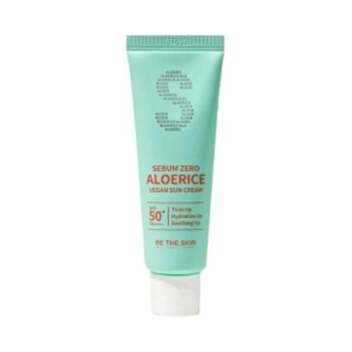 BE THE SKIN SEBUM ZERO ALOERICE VEGAN SUN CREAM 50ML SPF 50+, PA++++