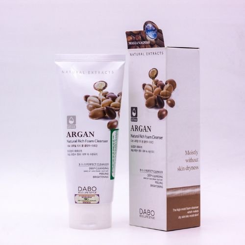 Dabo Argan Natural Rich Foam Cleanser 180ml