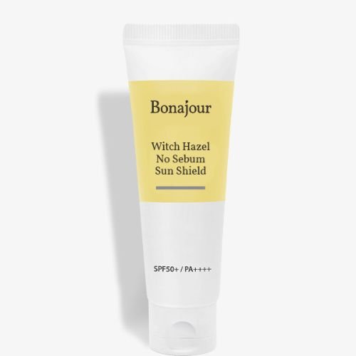 BONAJOUR WITCH HAZEL NO SEBUM SUN SHIELD 40ML (PHYSICAL SUNBLOCK, SPF50+/PA++++)