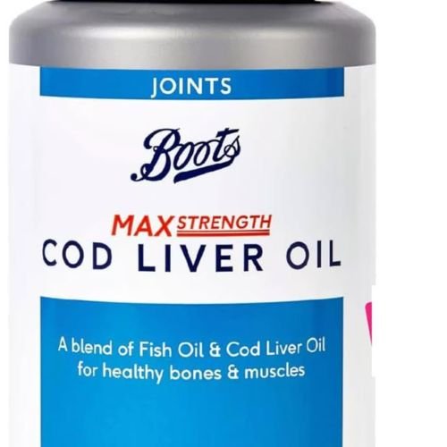 Boots Max Strength Cod Liver Oil 1000mg – 180 Capsules