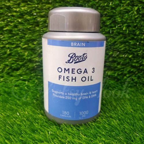 Boots Omega 3 Fish Oil 1000mg – 180 Capsules