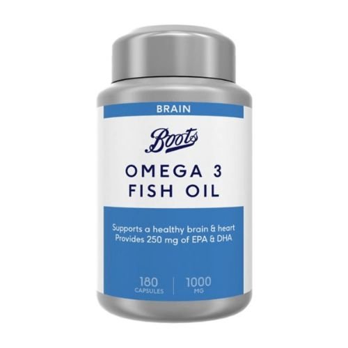 Boots Omega 3 Fish Oil 1000mg – 180 Capsules