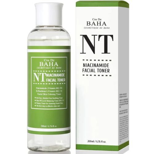COS DE BAHA NIACINAMIDE FACIAL TONER HYDRATING, PORE MINIMIZING 200ML (NT)