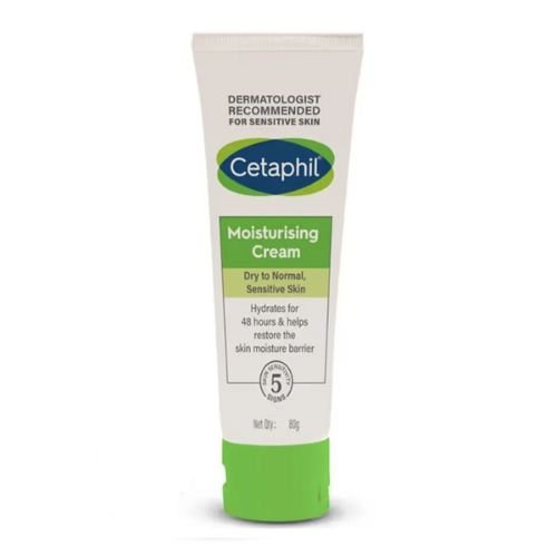 Cetaphil Moisturizing Cream for Dry to Normal Sensitive Skin (80g)