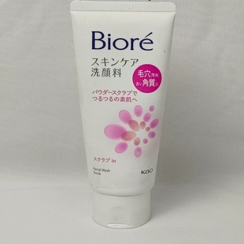 Biore Skincare Facial Wash Scrub For Dirty Pores and Dead Skin 130g