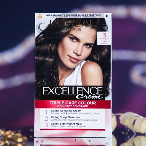 L'oreal Paris Excellence Creme Hair Color 3 Dark Brown