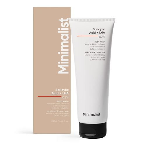 Minimalist Salicylic Acid + LHA 02% Body Wash 200ml