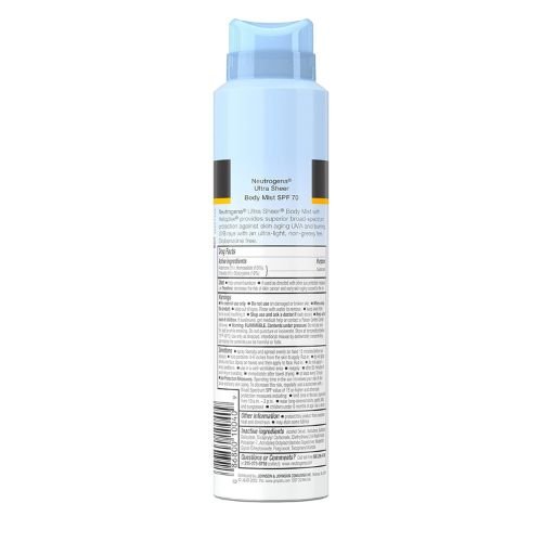 Neutrogena Ultra Sheer Lightweight Sunscreen Spray SPF 70 (141gm)