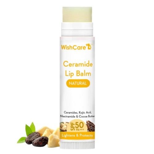 WishCare Ceramide Lip Balm with SPF 50 PA+++ (Natural) (5gm)