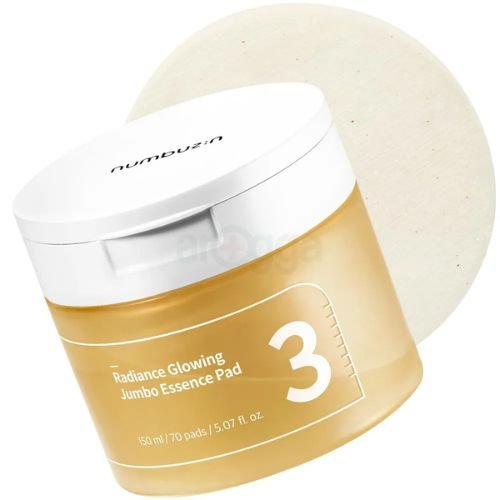 NUMBUZIN NO.3 RADIANCE GLOWING JUMBO ESSENCE PAD 150ML