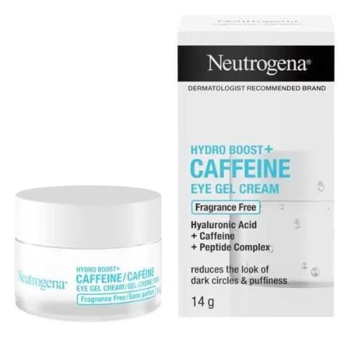 Neutrogena Hydro Boost+ Caffeine Eye Gel Cream, Fragrance Free (14g)