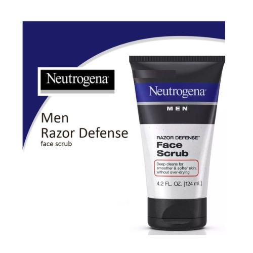 Neutrogena Men Razor Defense Face Scrub – 124ml