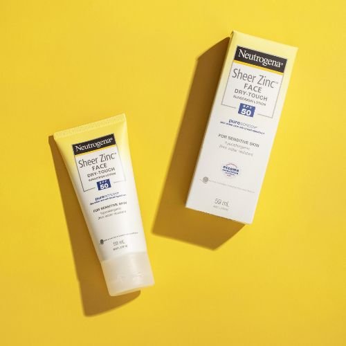 Neutrogena Sheer Zinc Mineral Face Sunscreen Lotion with Broad Spectrum SPF 50 – 88ml