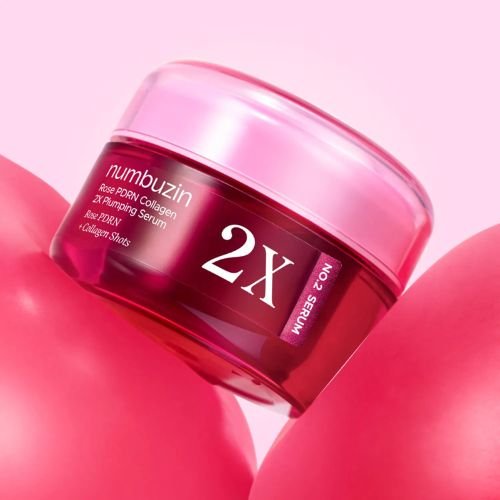 Numbuzin No. 2 Rose PDRN Collagen 2X Plumping Serum 30ml
