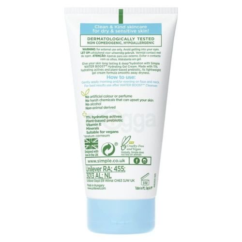 Simple Water Boost Hydrating Gel Cream 50ml
