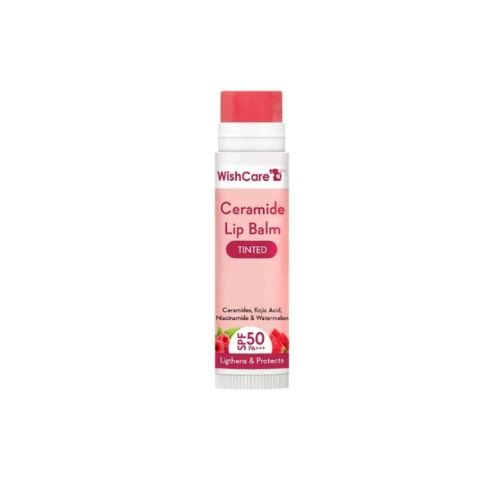 Wishcare Ceramide Lip Balm with SPF 50 PA+++ - With Kojic Acid & Niacinamide (Tinted)
